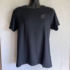 Hurley Charcoal Short Sleeve UV protection Tee with logo, Men’s Medium NWT